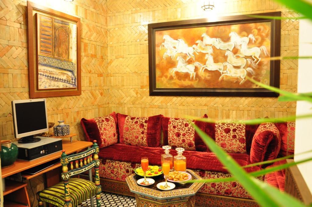 Riad La Maison Verte Fès Exteriör bild