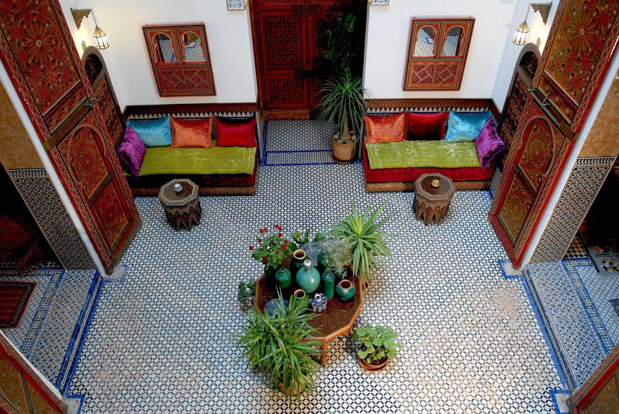 Riad La Maison Verte Fès Exteriör bild
