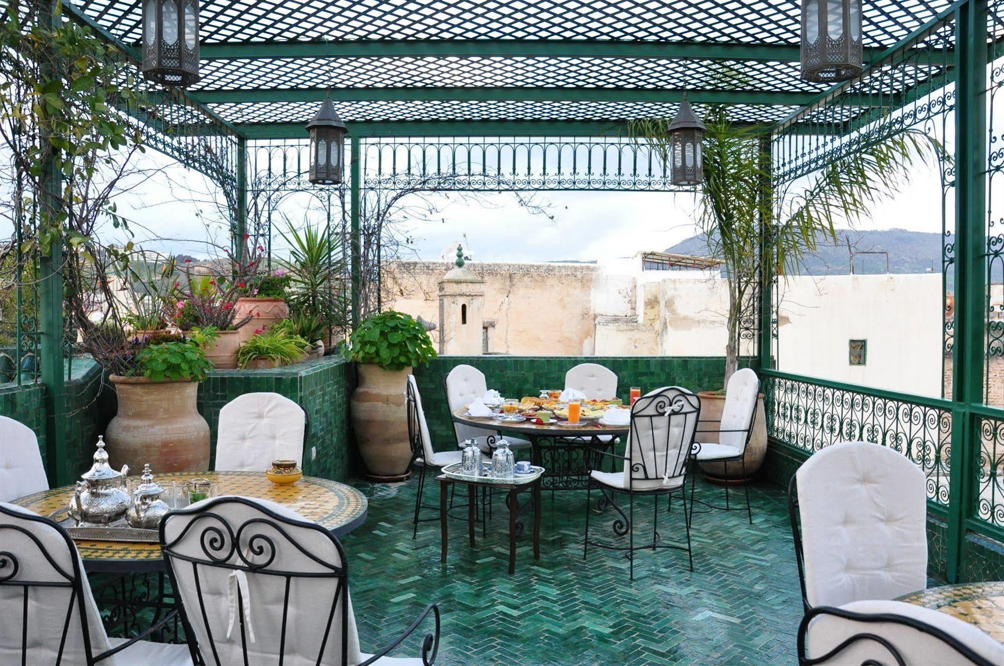 Riad La Maison Verte Fès Exteriör bild